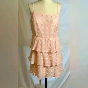 NWT - Mi Ami Women's Light Pink Dress. Size Large